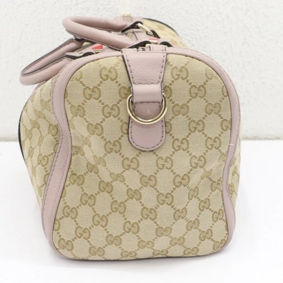 Gucci Web Boston Bag GG Canvas Medium 247205 525040 - Picture 9 of 16